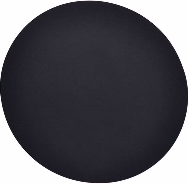 Happy Homewares Modern Circular Halo LED Wall Light in Matte Sand Black