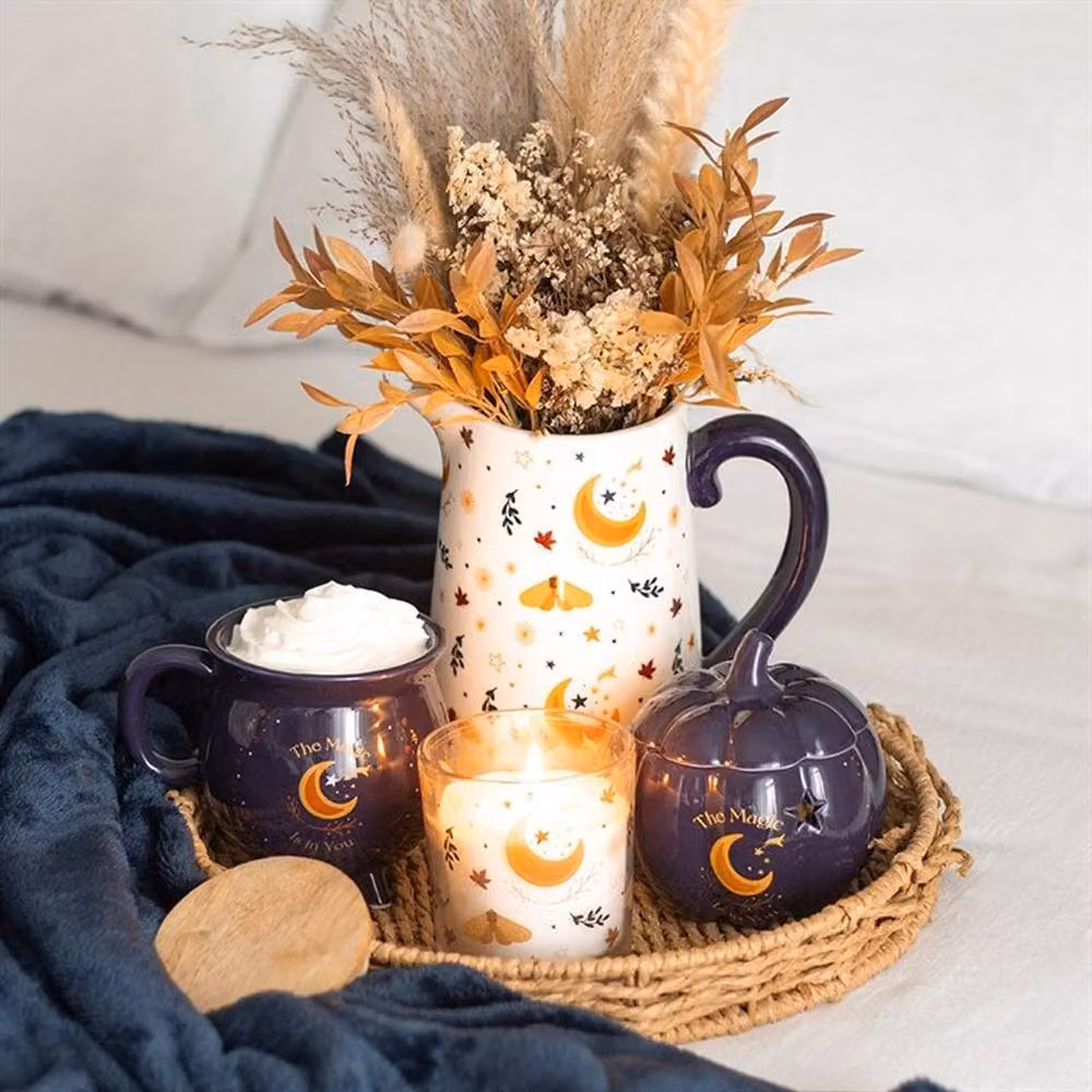Uniqueful The Magic Is in You Cauldron Mug in Blue and Gold Ceramic – 2