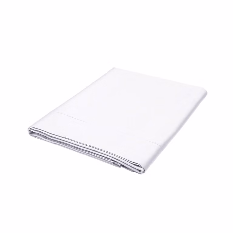 Bedeck of Belfast Fine Linens 1951 Luxury 600 Thread Count Egyptian Cotton King Size Flat Sheet in Light Beige