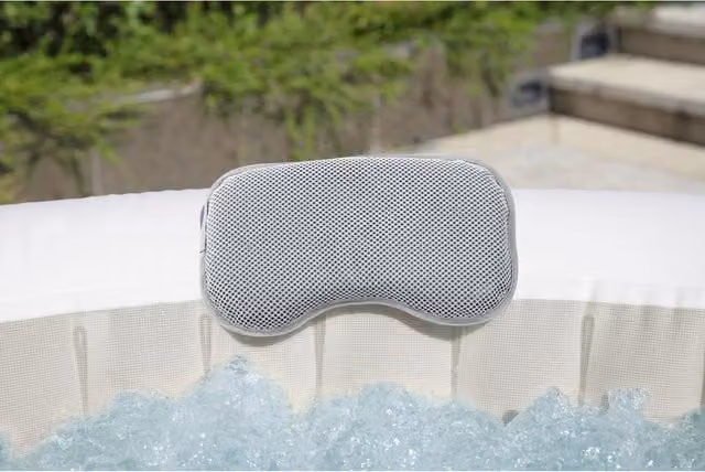 Bestway Lay-Z-Spa Pack of 2 Soft Contoured Neck Pillows in Grey and Multicolour – 1