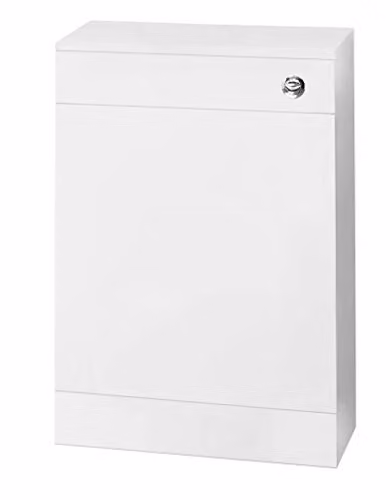 Nuie NVS142 Cloakroom WC Unit with Concealed Cistern, Gloss White, W: 500 mm