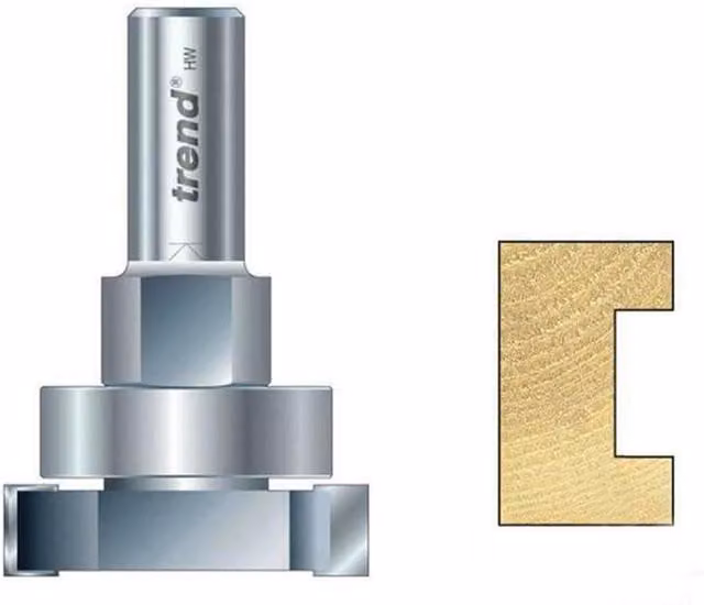 TREND 348 1/2 Inch TCT Intumescent Cutter Set 15mm Grey