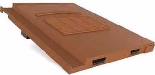 Manthorpe Building Products Tile Vent Non-Profile Grille in Dark Brown