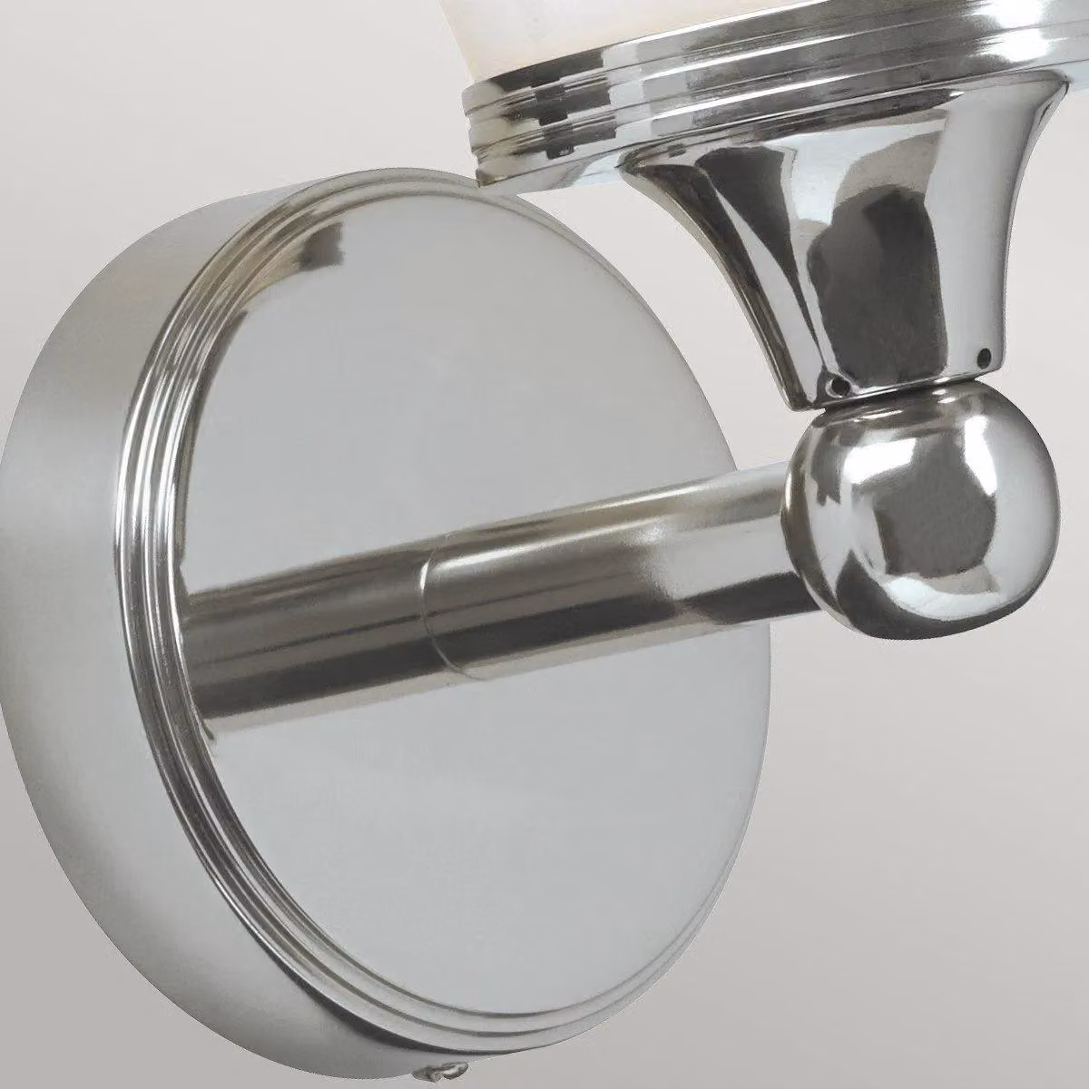 Netlighting Eliot 1 Light Bathroom Wall Light in Polished Chrome and Grey with G9 Bulb – 3