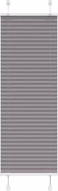 Berkfield Home Anthracite Pleated Blind in Dark Grey, W: 40 cm, H: 100 cm
