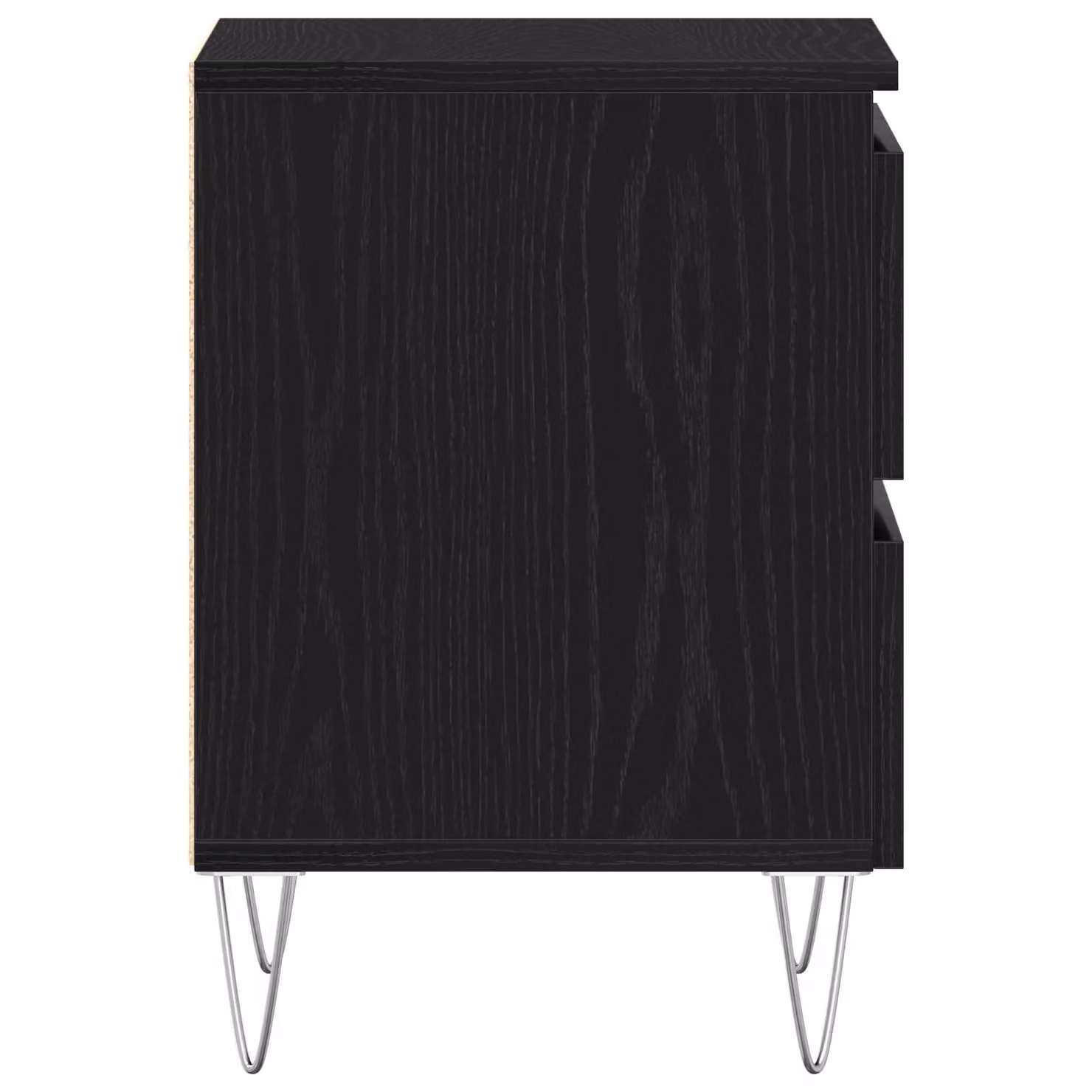 Berkfield Home Black Oak Bedside Cabinet W/D/H: 40 x 35 x 50 cm – 3