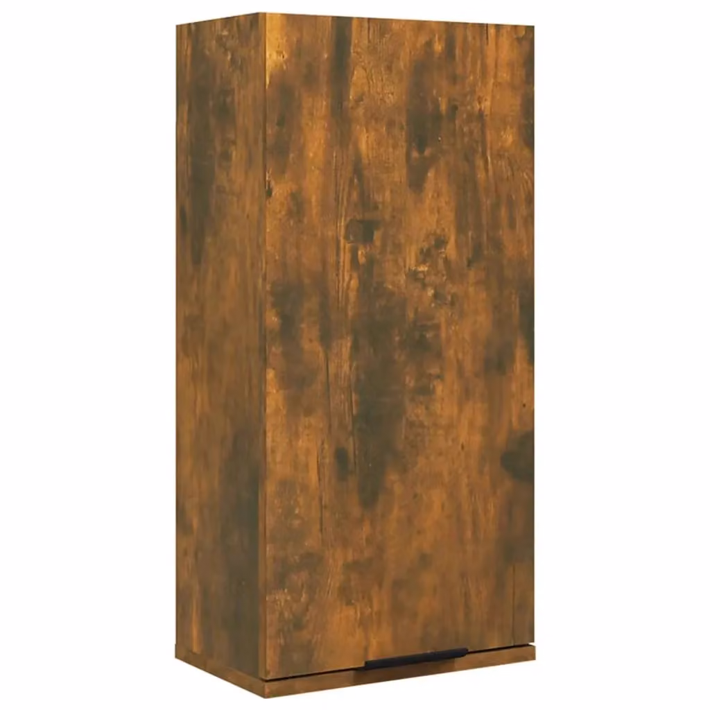 Berkfield Home Wall-mounted Bathroom Cabinet in Smoked Oak Brown, W/D/H: 32 x 20 x 67 cm – 2