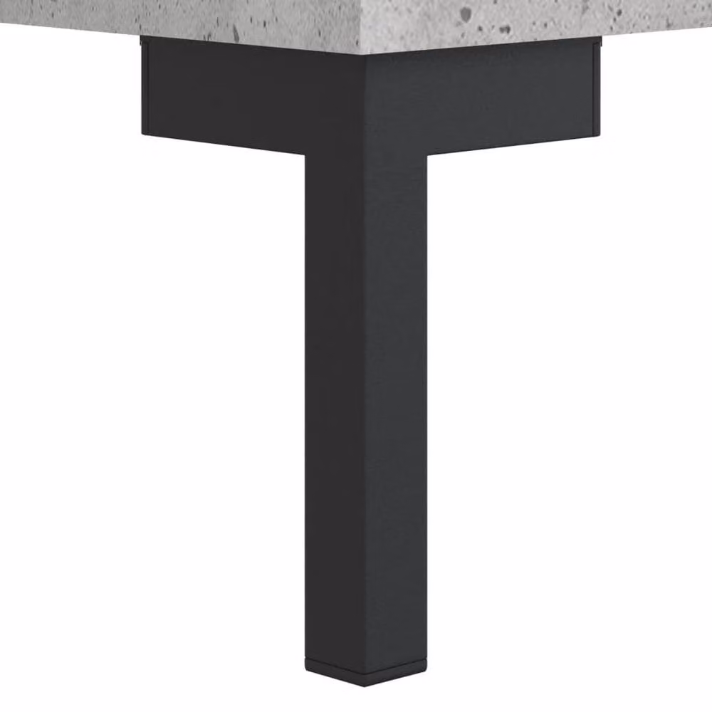 Berkfield Home Decorative Coffee Table in Concrete Grey, W/D/H: 50 x 50 x 40 cm – 3