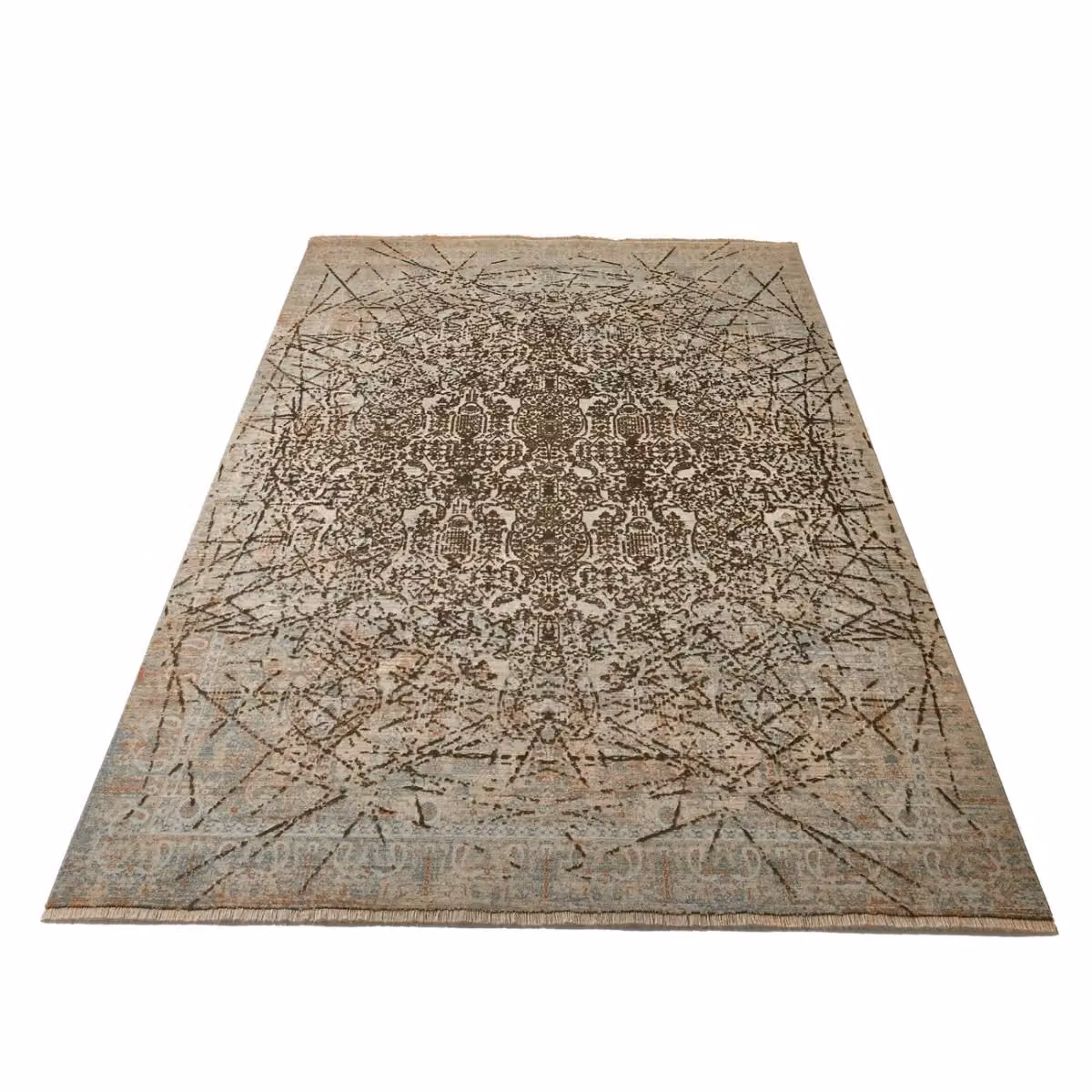 The Rug Shop UK Brown Kilim Traditional Abstract Area Rug, W/D: 120 x 180 cm – 2