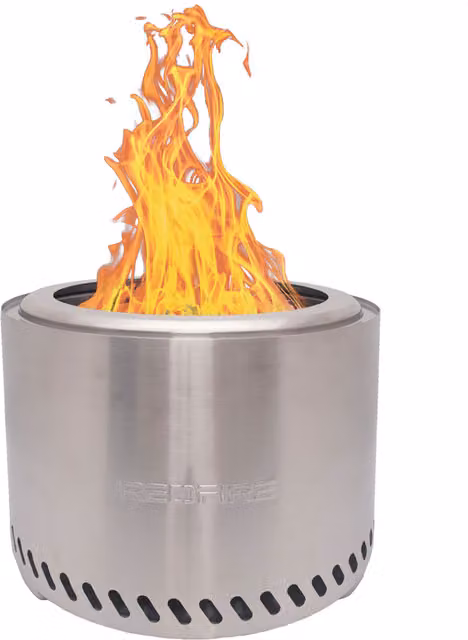 RedFire Volcano Stainless Steel Fire Bowl, Silver, Diameter: 49 cm