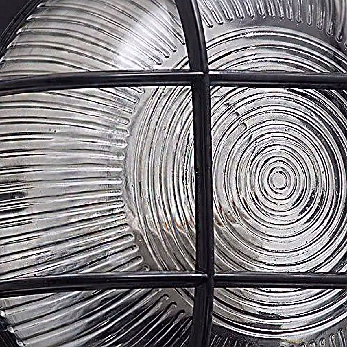 CGC Lighting Ronnie Black Cage Round Bulkhead Light – 3