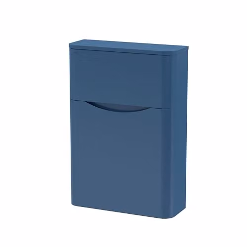 Balterley Blue Floor Standing Back To Wall WC Unit with Soft Square Recessed Front, W/D/H: 55.0 x 20.5 x 80.0 cm – 1