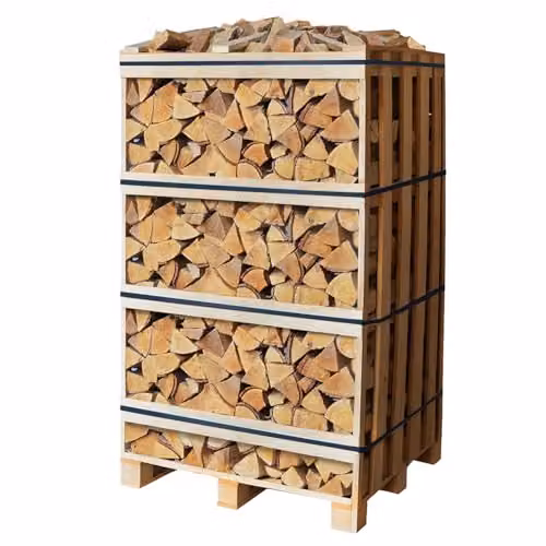 Ecoblaze Kiln Dried Birch Firewood Crate (2000 Litres)