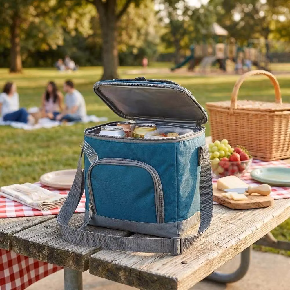 FLAVORA Leakproof Insulated Cooler Tote Bag in Petrol – 2