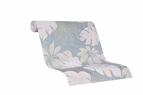 Marburg Avalon 31601 Floral Nature Wallpaper in Grey and Beige, W: 0.53 m, L: 10.05 m – 1