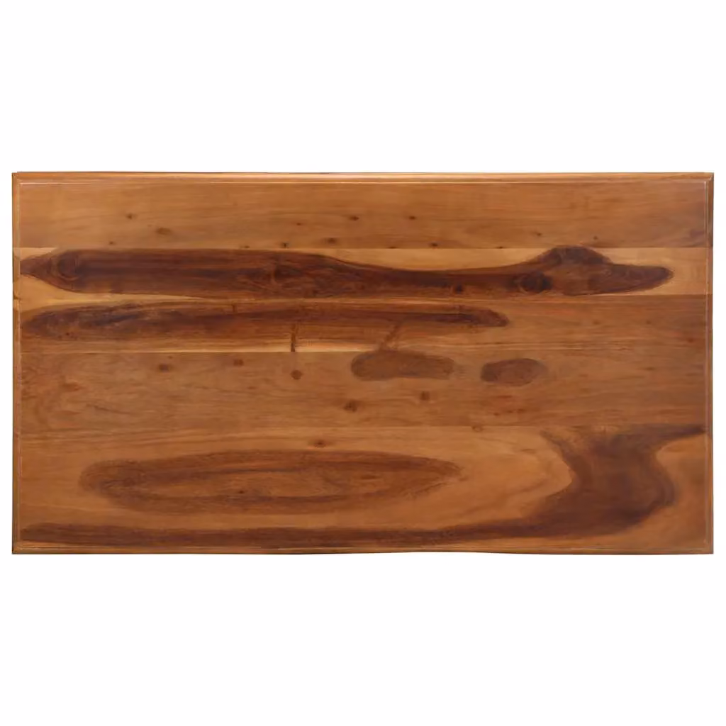 Berkfield Home Solid Wood Acacia Coffee Table in Brown, W/D/H: 110 x 60 x 40 cm – 3