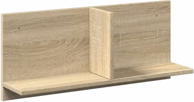 Berkfield Home Wall Cabinet in Sonoma Oak, Light Brown, W: 70 cm, D: 30 cm, H: 16.5 cm – 1