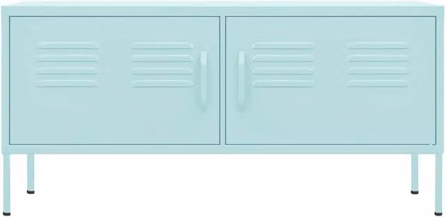 Berkfield Home Mint Steel TV Cabinet W/D/H: 105 x 35 x 50 cm – 1