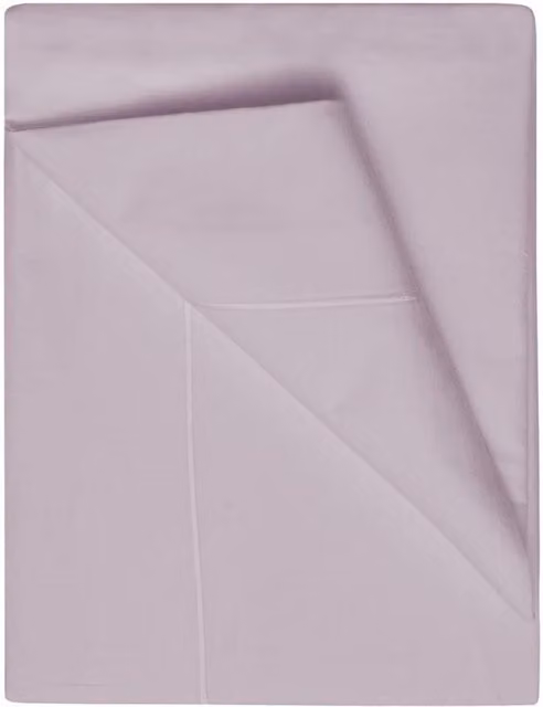 Belledorm 400 Thread Count Egyptian Cotton Single Flat Sheet in Purple, W: 90 cm x L: 200 cm