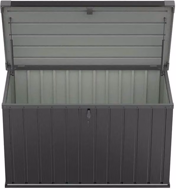 Kelvenix XLarge Outdoor Metal Storage Chest in Matt Black – 1