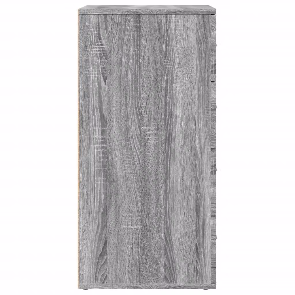 Berkfield Home Set of 2 Grey Sonoma Sideboards in Engineered Wood, W/D/H: 60 x 39 x 80 cm – 2