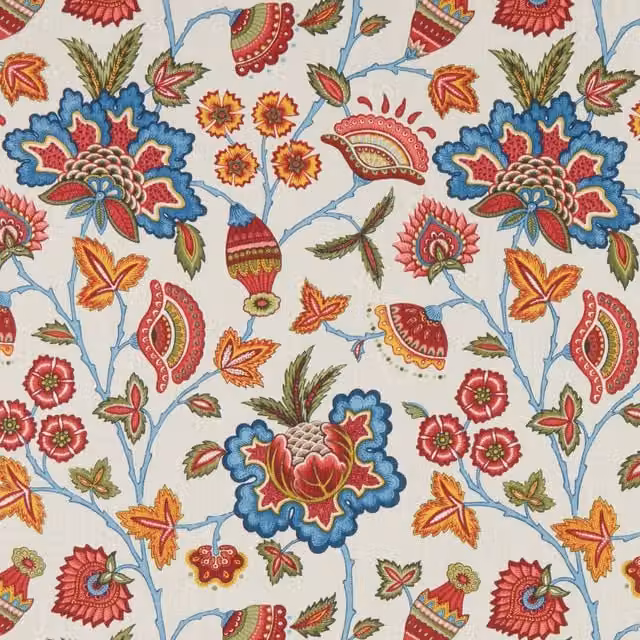 iLiv Summer Fabric Tapestry in Red, Orange and Multicolour