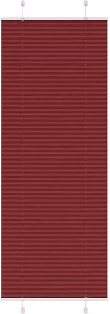 Berkfield Home Single Pleat Corded Blind in Bordeaux Red, W: 80 cm, H: 200 cm – 1