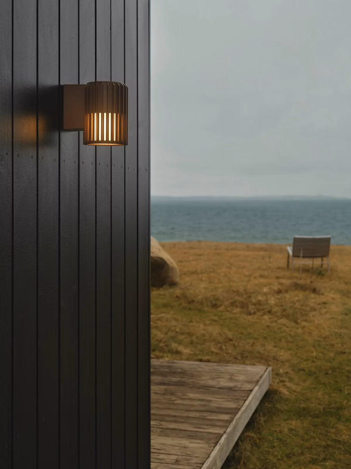 Nordlux Aludra Brown Metal Outdoor Wall Light with E27 Socket and IP54 Rating – 4