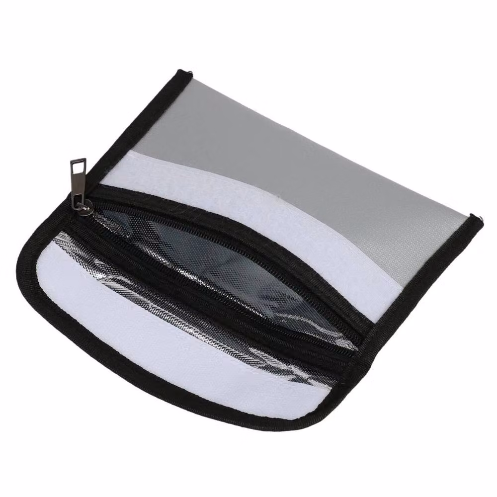 FLAVORA Grey Fireproof and Waterproof Document Storage Pouch – 3