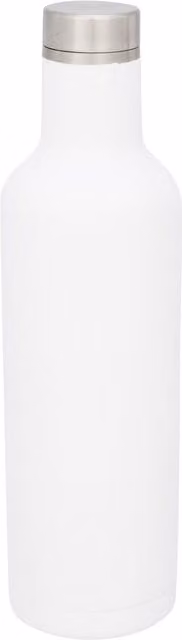 Avenue Pinto Copper Vacuum Insulated Bottle in White, 0.77 l
