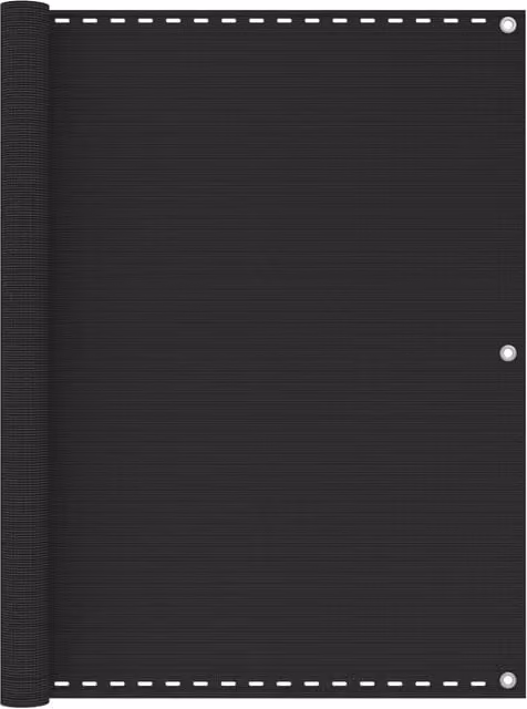Berkfield Home Anthracite and Black HDPE Balcony Screen W: 120 cm, D: 400 cm – 1
