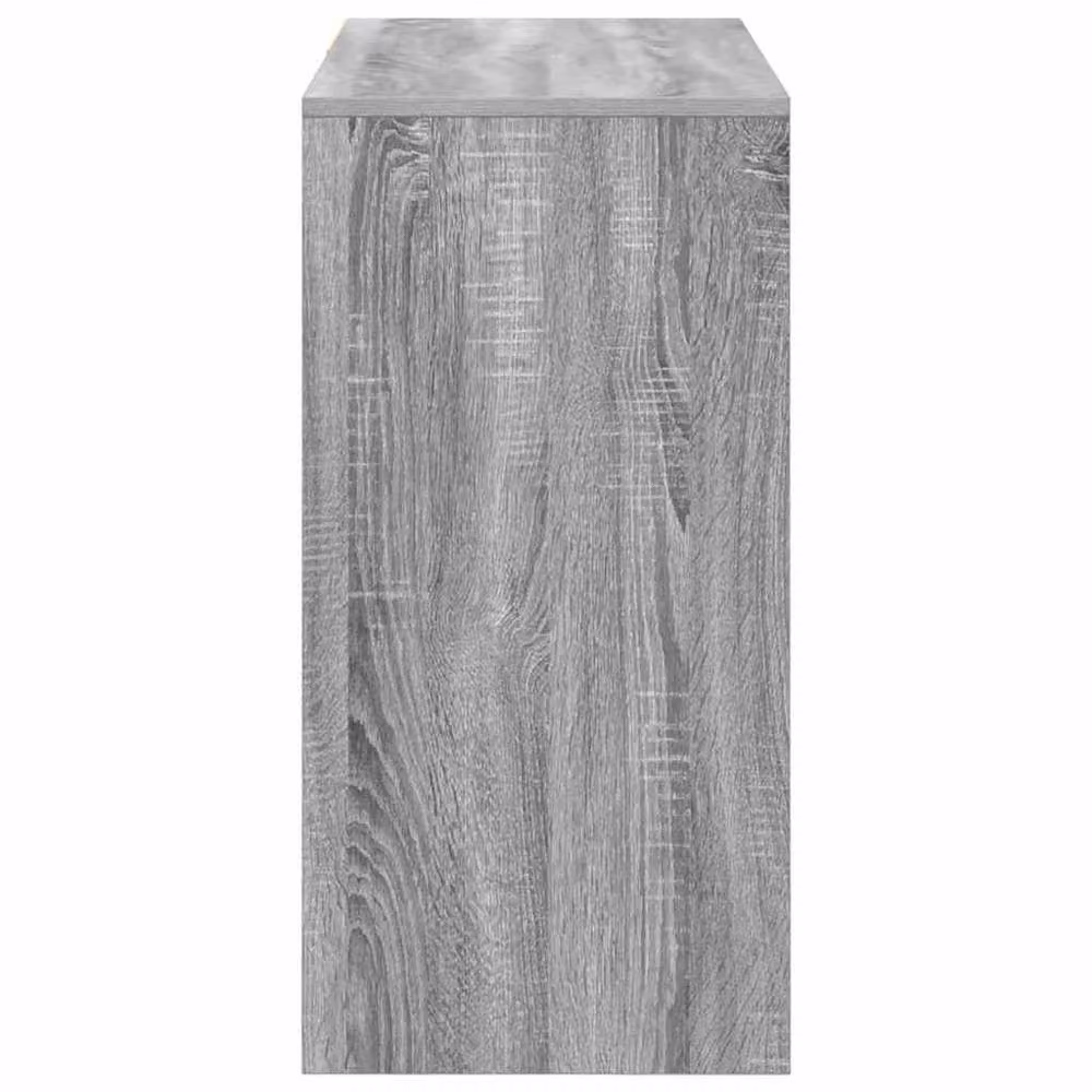 Berkfield Home Grey Sonoma Writing Desk with Single Pedestal Storage in Engineered Wood – 4