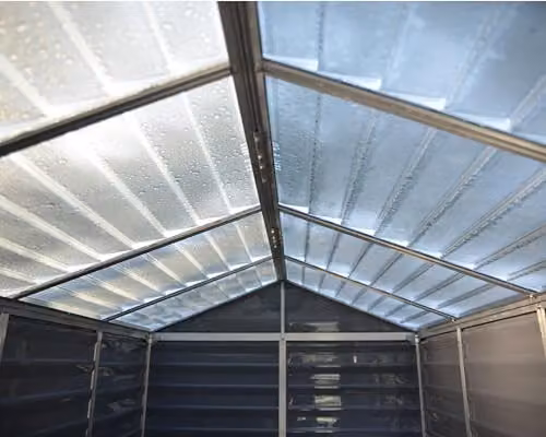 Palram Canopia SkyLight Garden Shed in Grey, W/D/H: 185 x 154 x 217 cm – 4