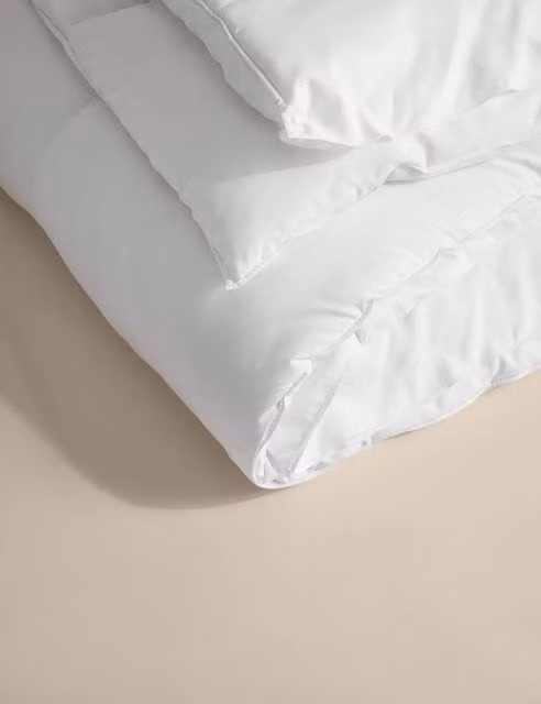 M&S Simply Soft 4.5 Tog White Microfibre Summer Duvet for Adults