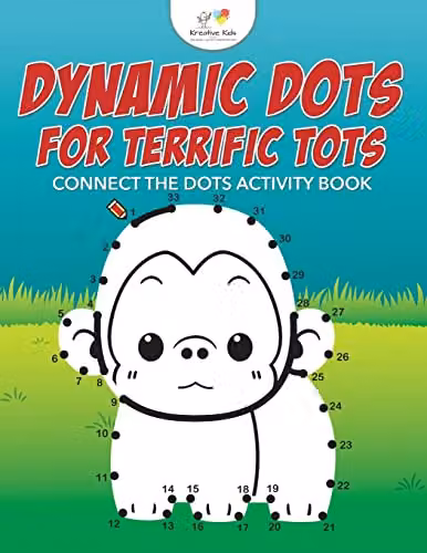 Kreative Kids Dynamic Dots for Terrific Tots Connect the Dots Activity Book, Multicolour