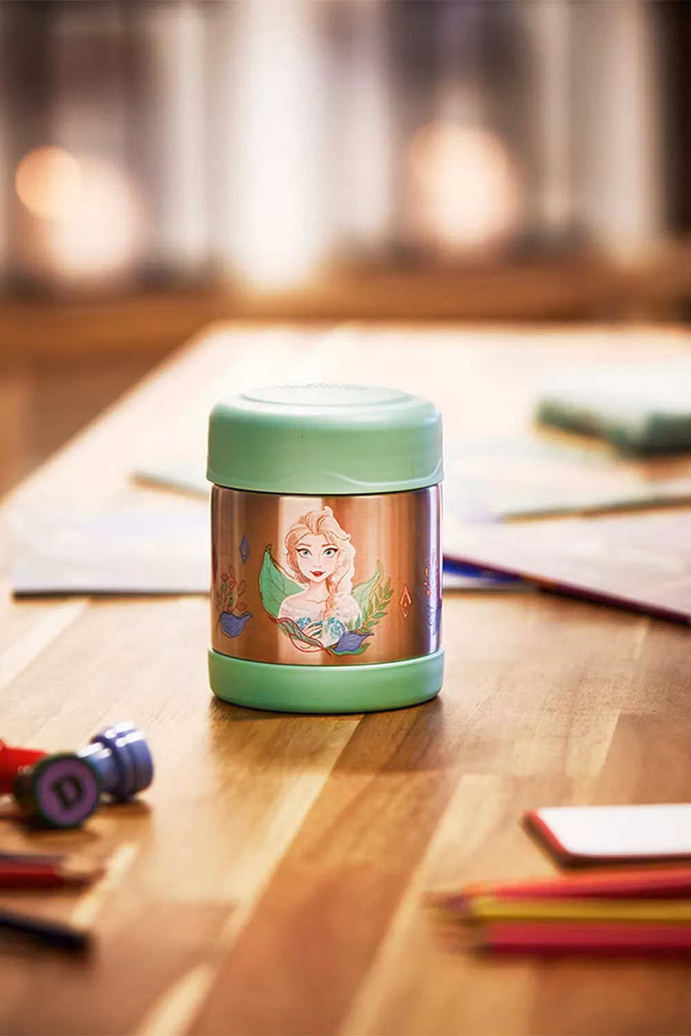 Thermos Disney Frozen FUNtainer Insulated Stainless Steel Food Flask, Multicolour, 290ml – 3