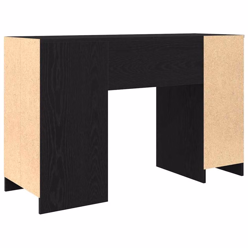 Berkfield Home Modern Black Oak Writing Desk, W/D/H: 120 x 42 x 76 cm – 4