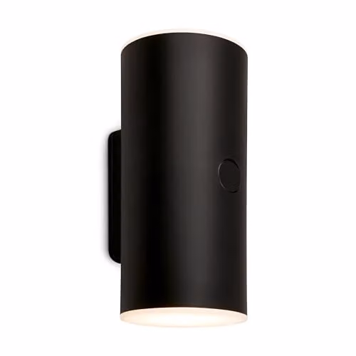Briloner Rechargeable LED Outdoor Wall Light, Black, H 15.5 x W 7 x D 8 cm – 6