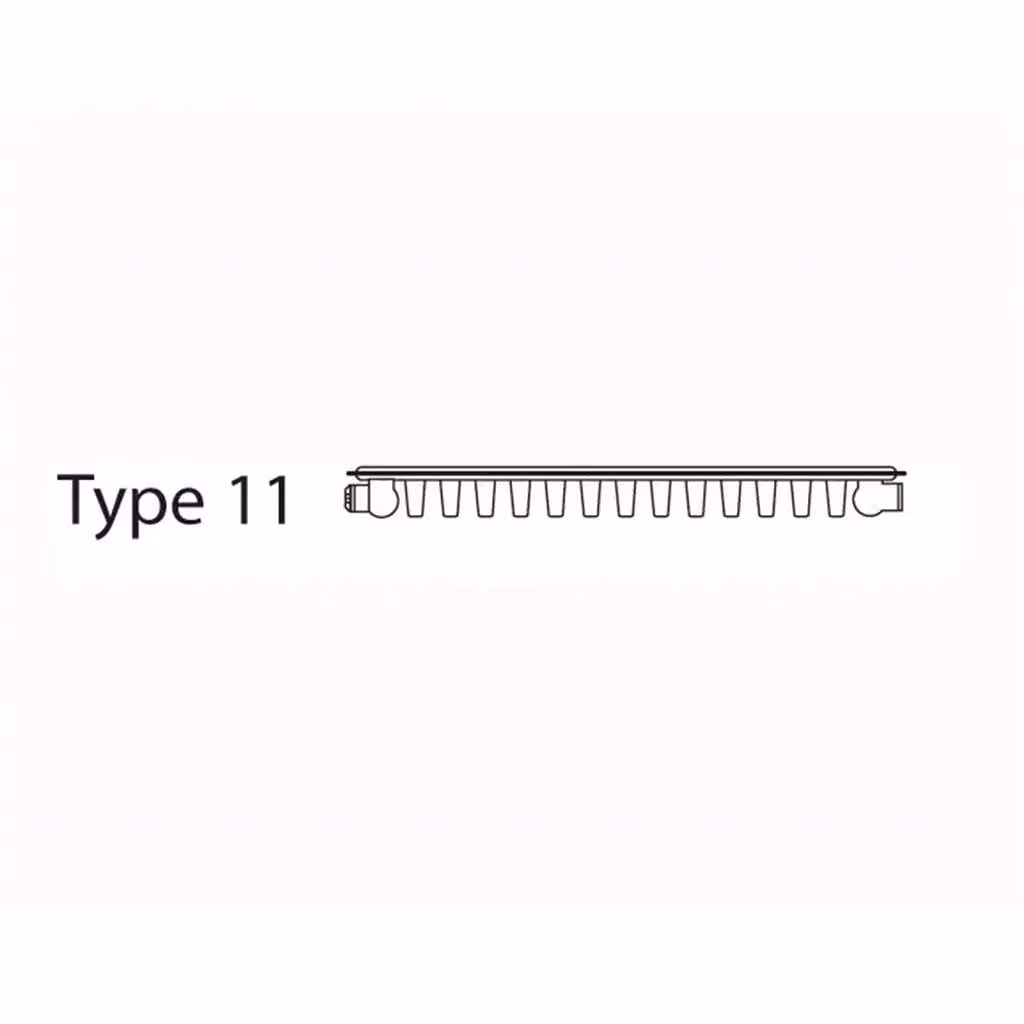 Clifton White Single Convector Panel Type 11 Radiator, H x W: 60 x 180 cm – 2