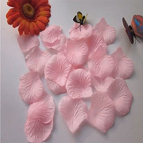 Shatchi 500pcs Pink Silk Rose Petal Confetti for Weddings, Anniversaries and Mother's Day Table Decorations – 2