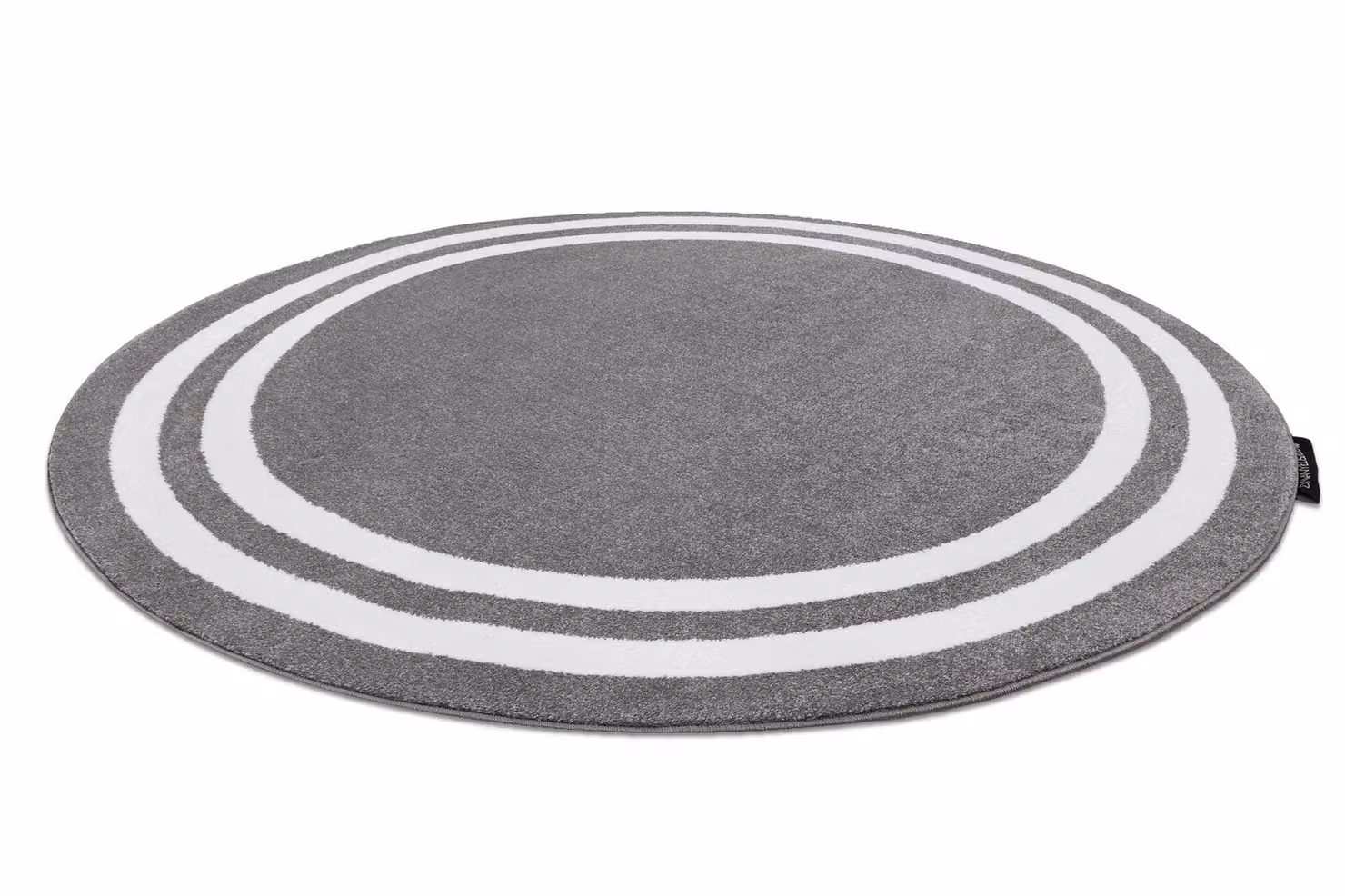 RugsX Hampton Geometric Round Rug in Grey, Diameter: 120 cm – 2