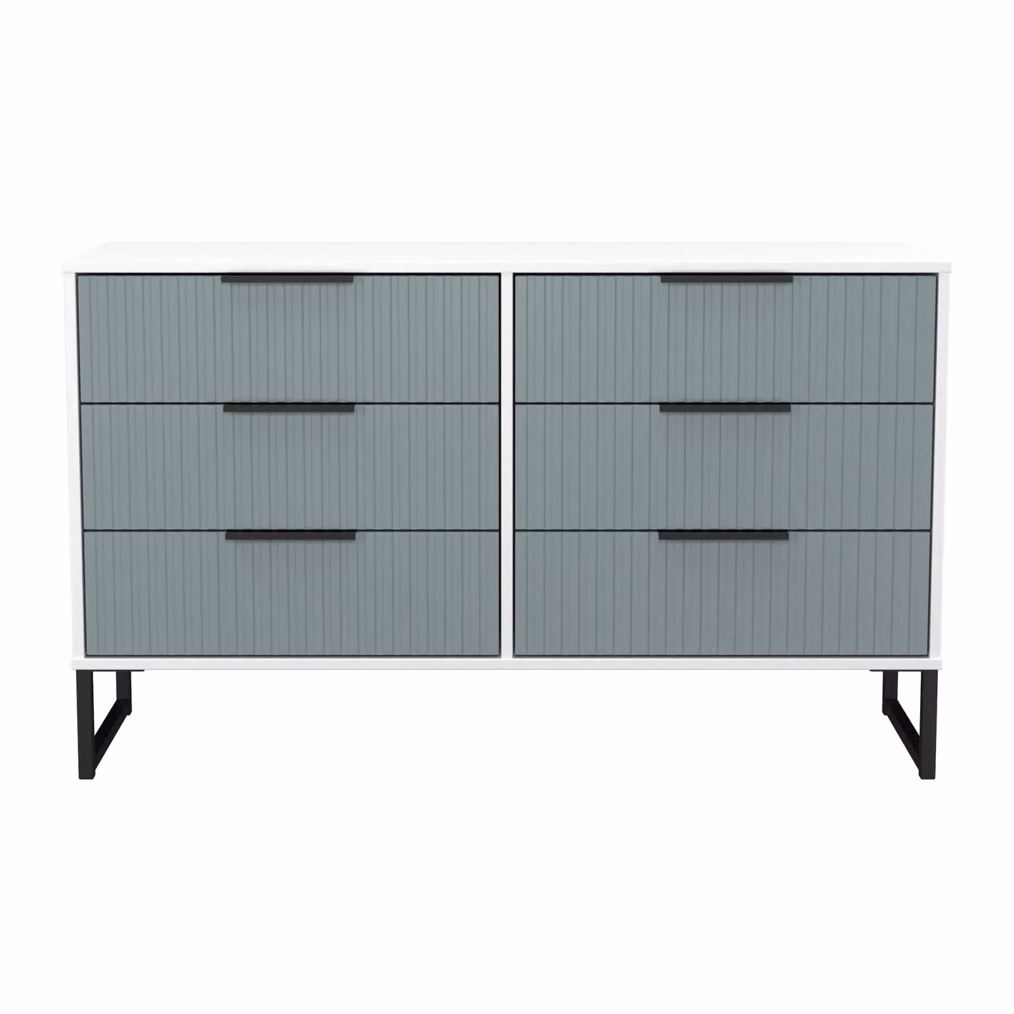 2 U Menai 6 Drawer Wide Chest in Duck Egg Blue – 2