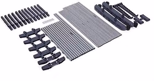 HYGRAD 3 Tier Foldable Metal Clothes Drying Rack with Wheels, Grey, H: 175 cm x W: 126 cm x D: 70 cm – 4