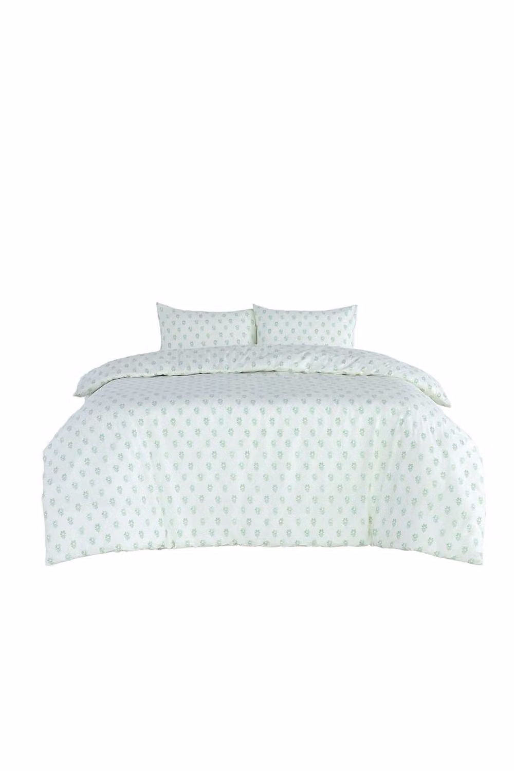 Martex Studio Edition Sage Botanical Floral Duvet Cover and Pillowcase Set, Green and Multicolour, W: 180 cm, H: 200 cm – 2