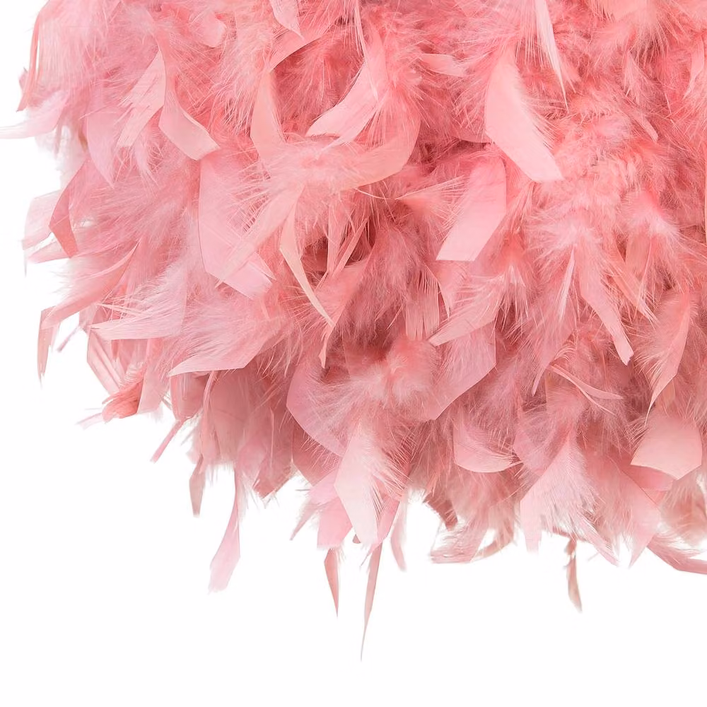 Wyld and Coco Pink Feather Pendant Lamp – 3