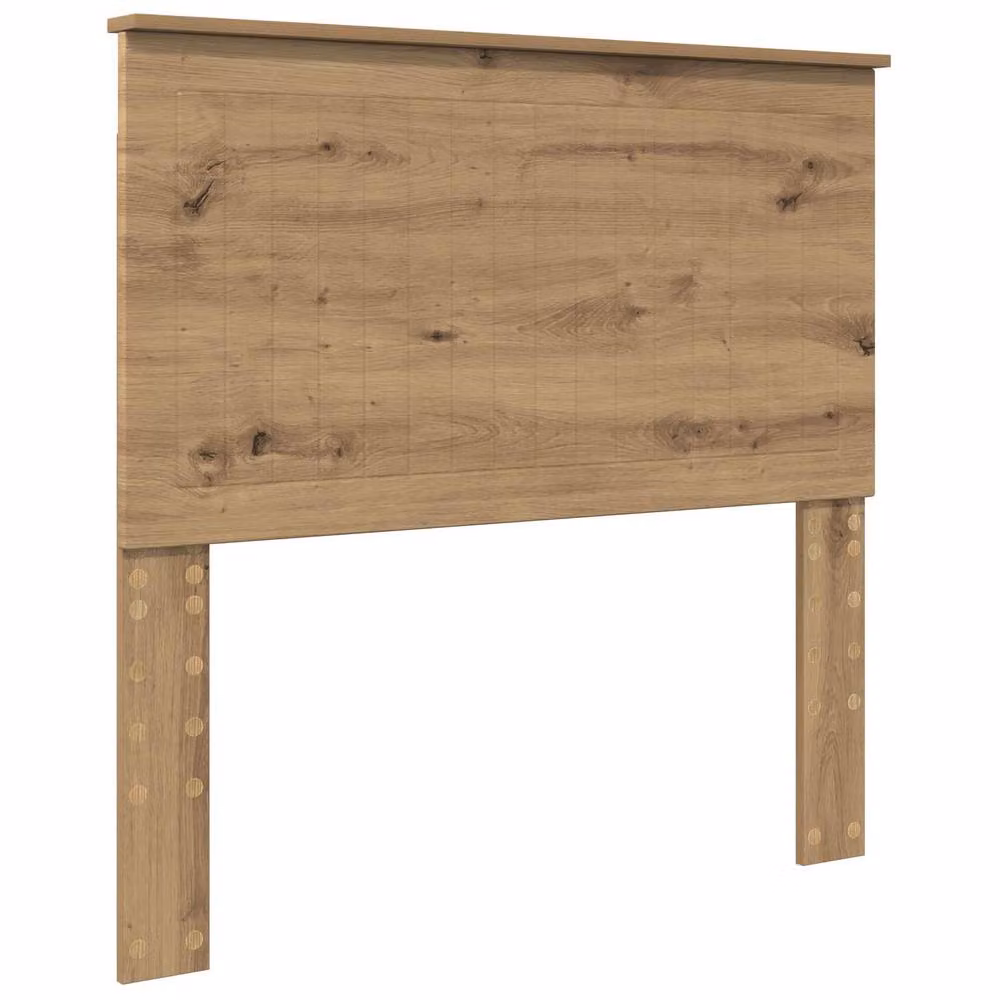 Berkfield Home Artisan Oak Bed Frame in Brown, W/D/H: 100 x 200 cm – 3