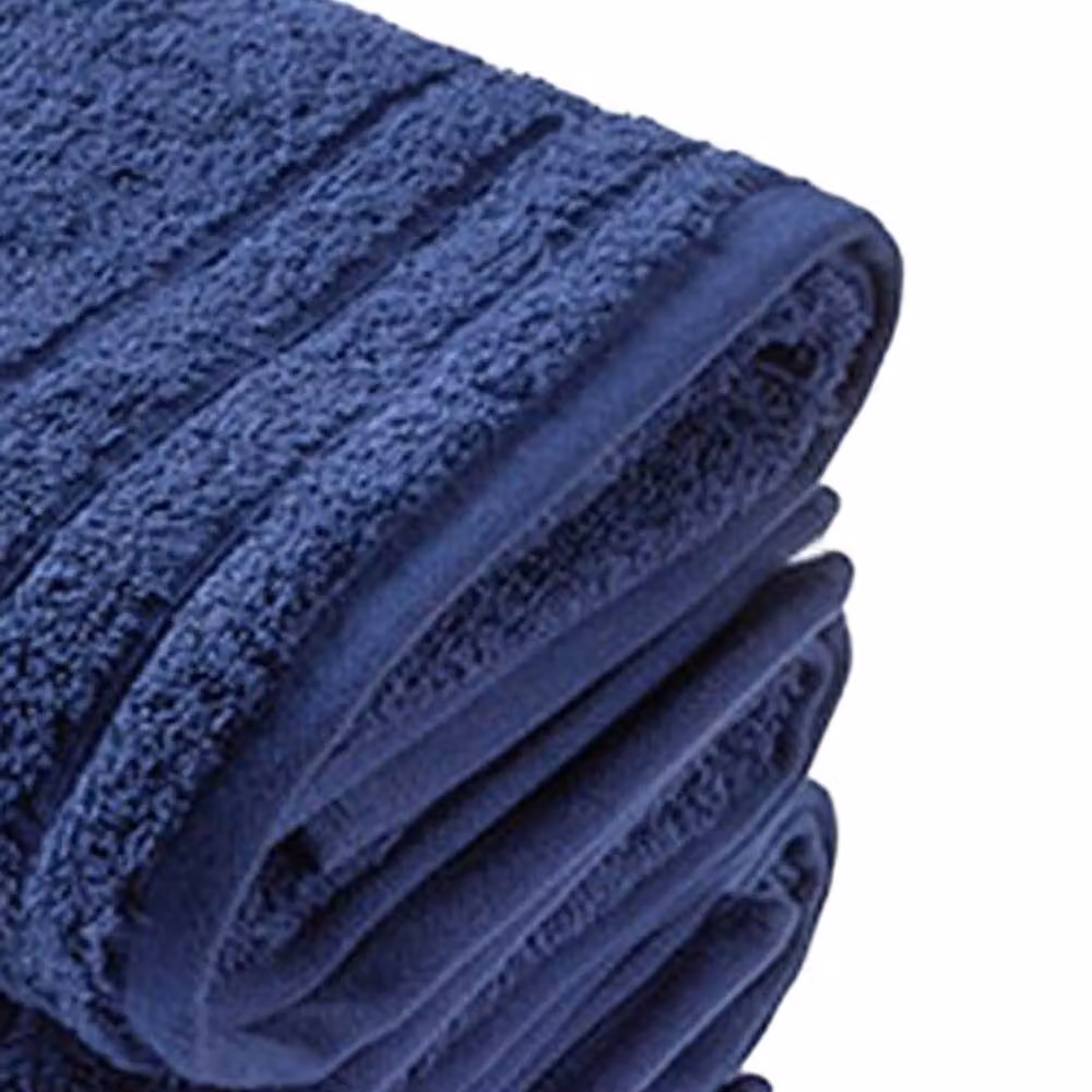 ARTG Fluffy Cotton Terry Hand Towel in Blue, W: 60 cm x H: 110 cm – 2