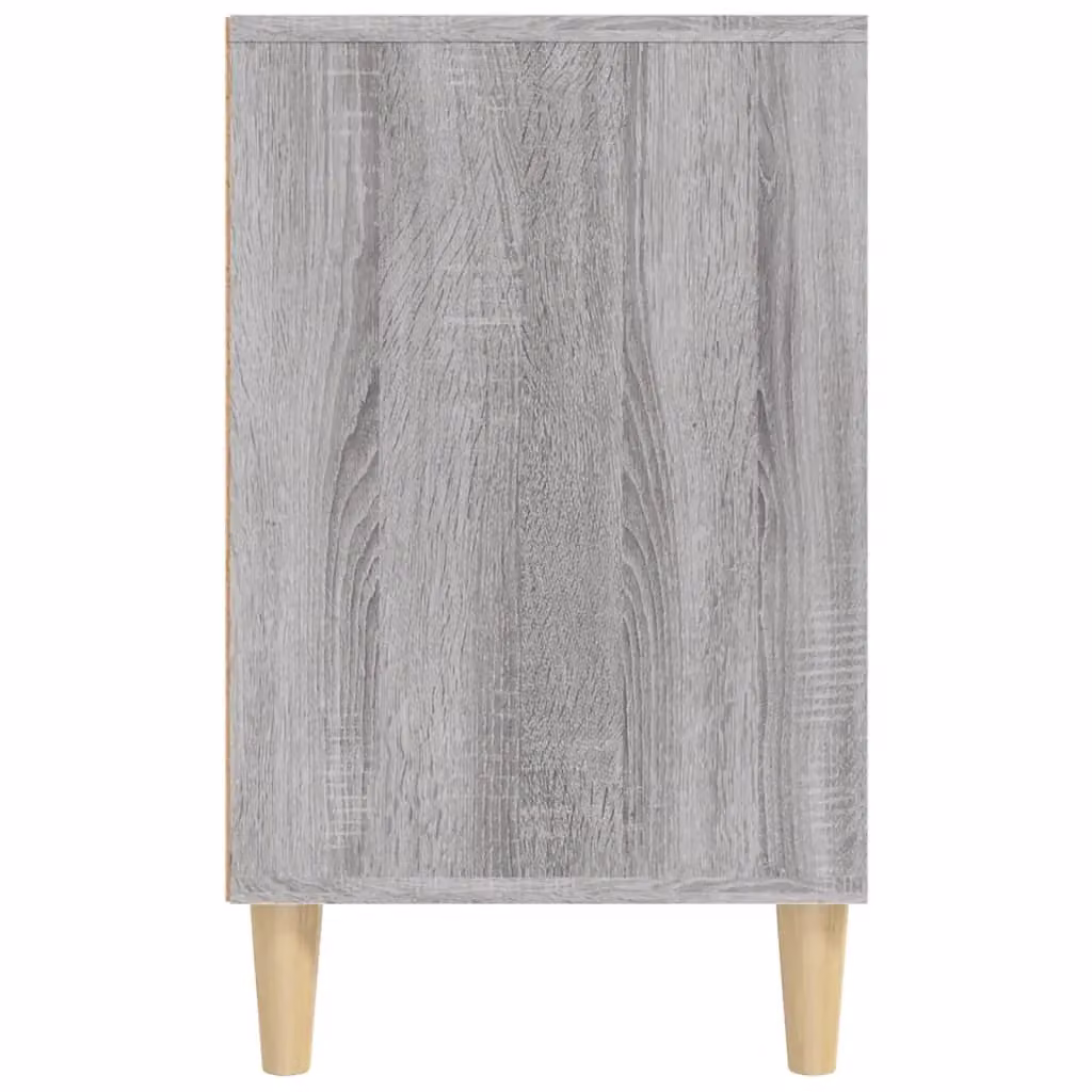 Berkfield Home Grey Sonoma Shoe Cabinet with Integrated Seat, W: 102 cm, D: 36 cm, H: 60 cm – 3