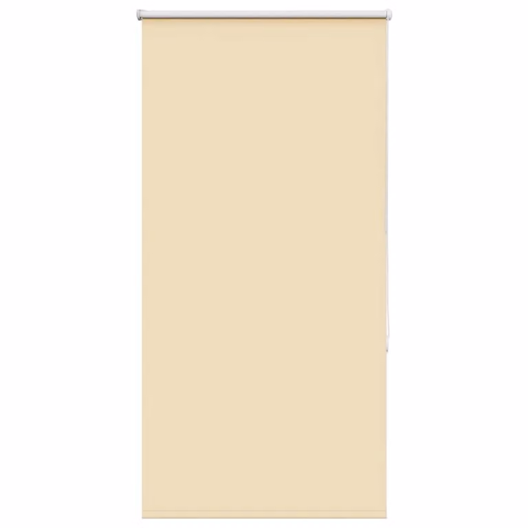 Berkfield Home Blackout Roller Blind in Beige, Thermal Insulating Polyester, W: 70 cm, H: 130 cm