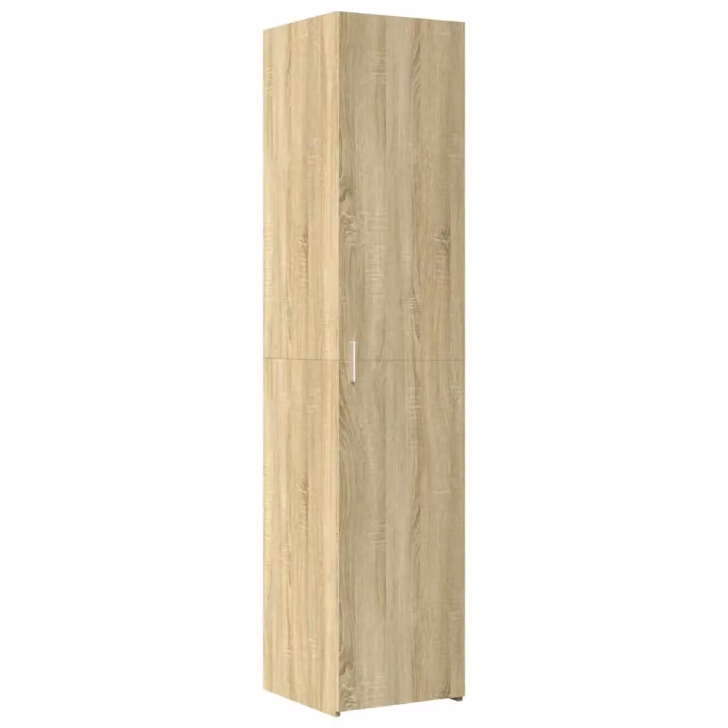 Berkfield Home Sonoma Oak Highboard in Brown, W/D/H: 40 x 42.5 x 185 cm